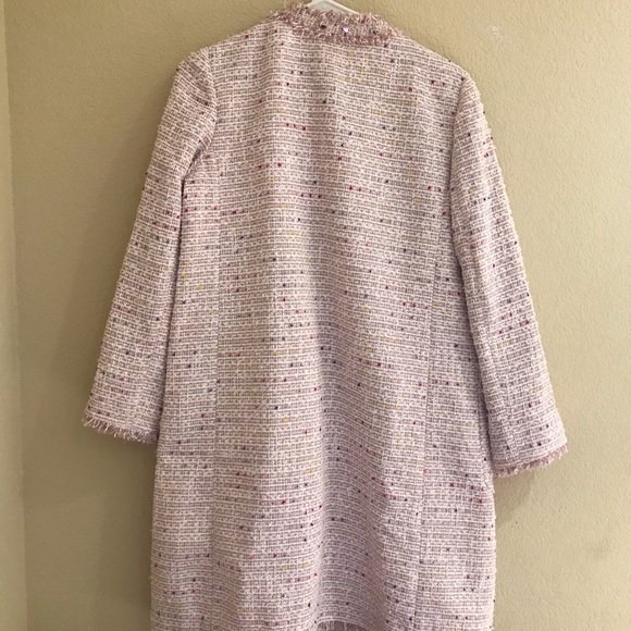 SOLD 💖Kate Spade Multi Tweed Long Coat💖 - Picture 2 of 7
